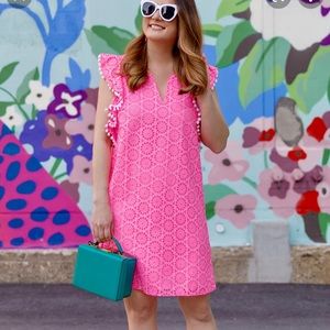 Lily Pulitzer pink eyelet dress